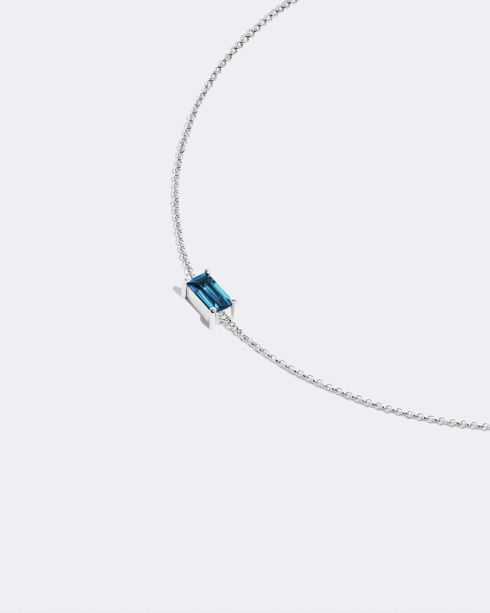 White gold My color London topaz bracelet