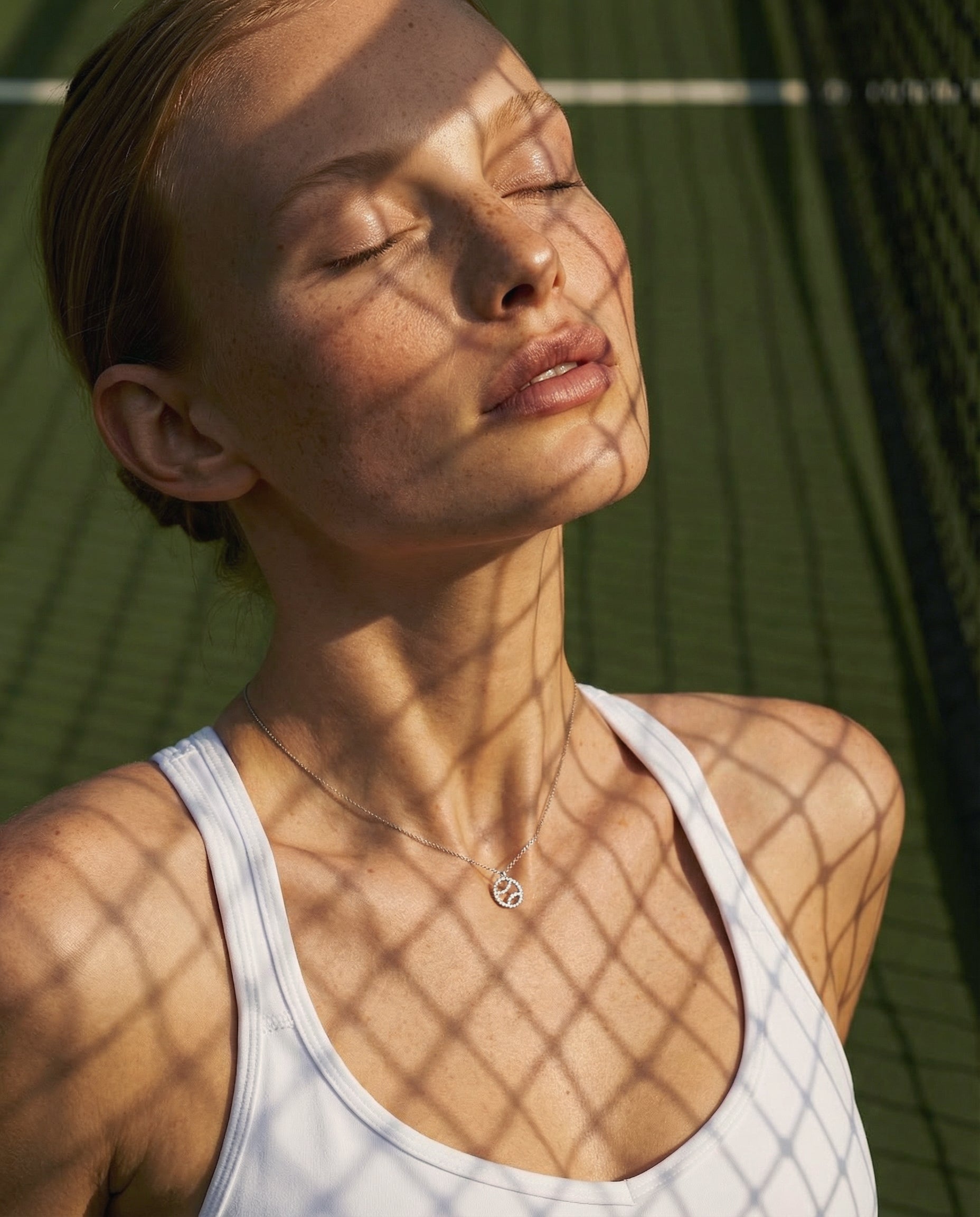 Gold Court Ball Diamond Necklace