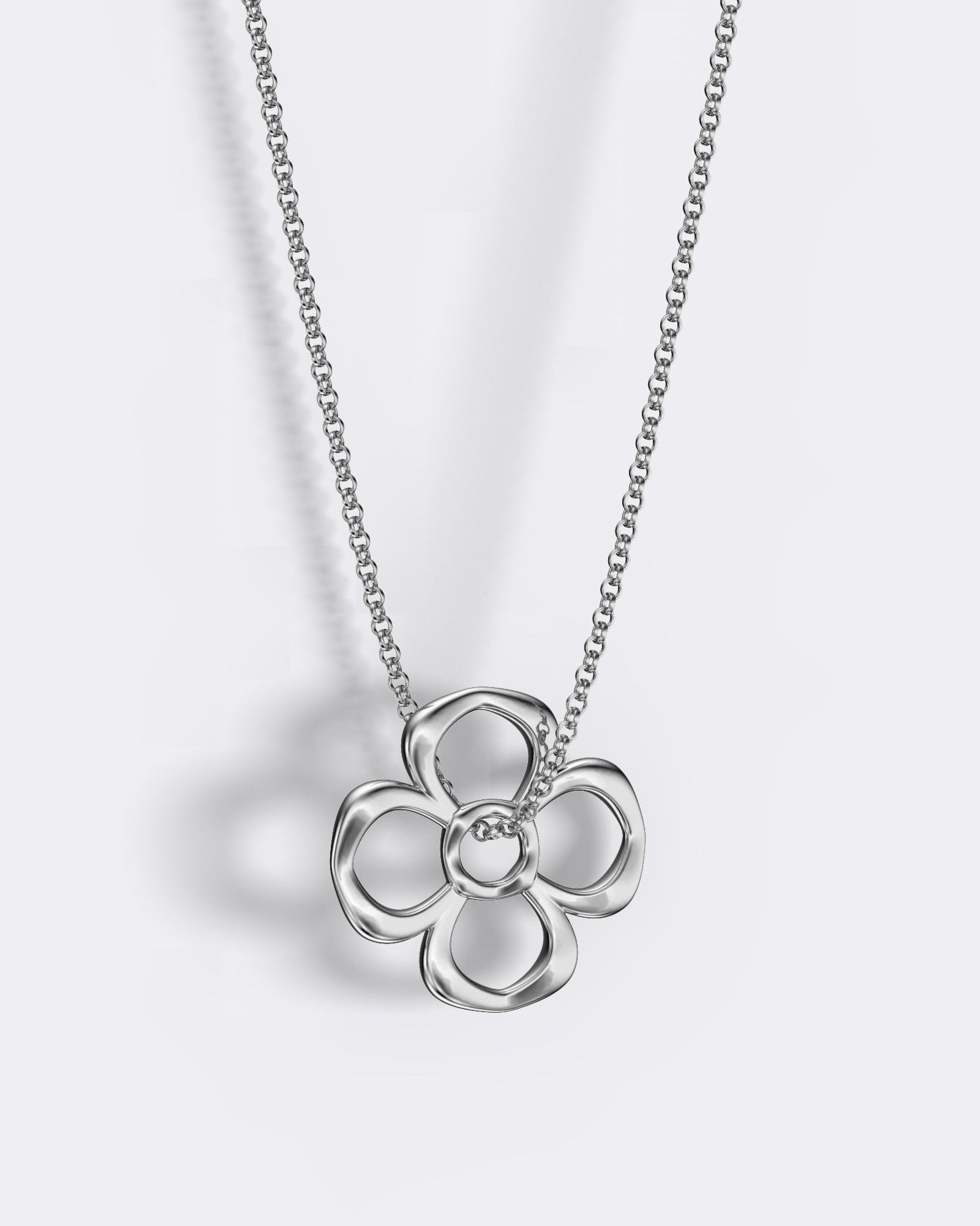 Collier en argent rose de Little Barcelona