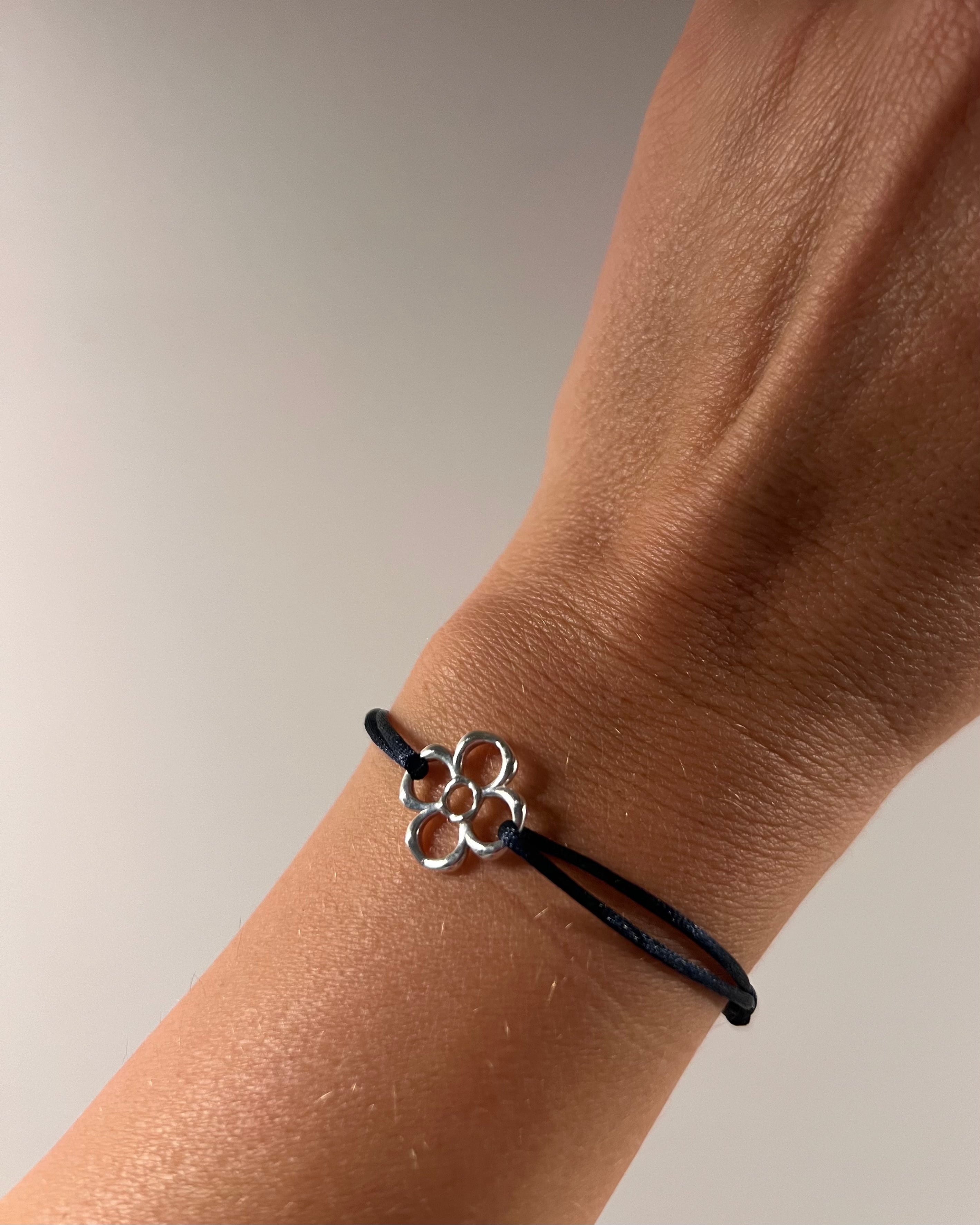 Silver Barcelona Rose bracelet