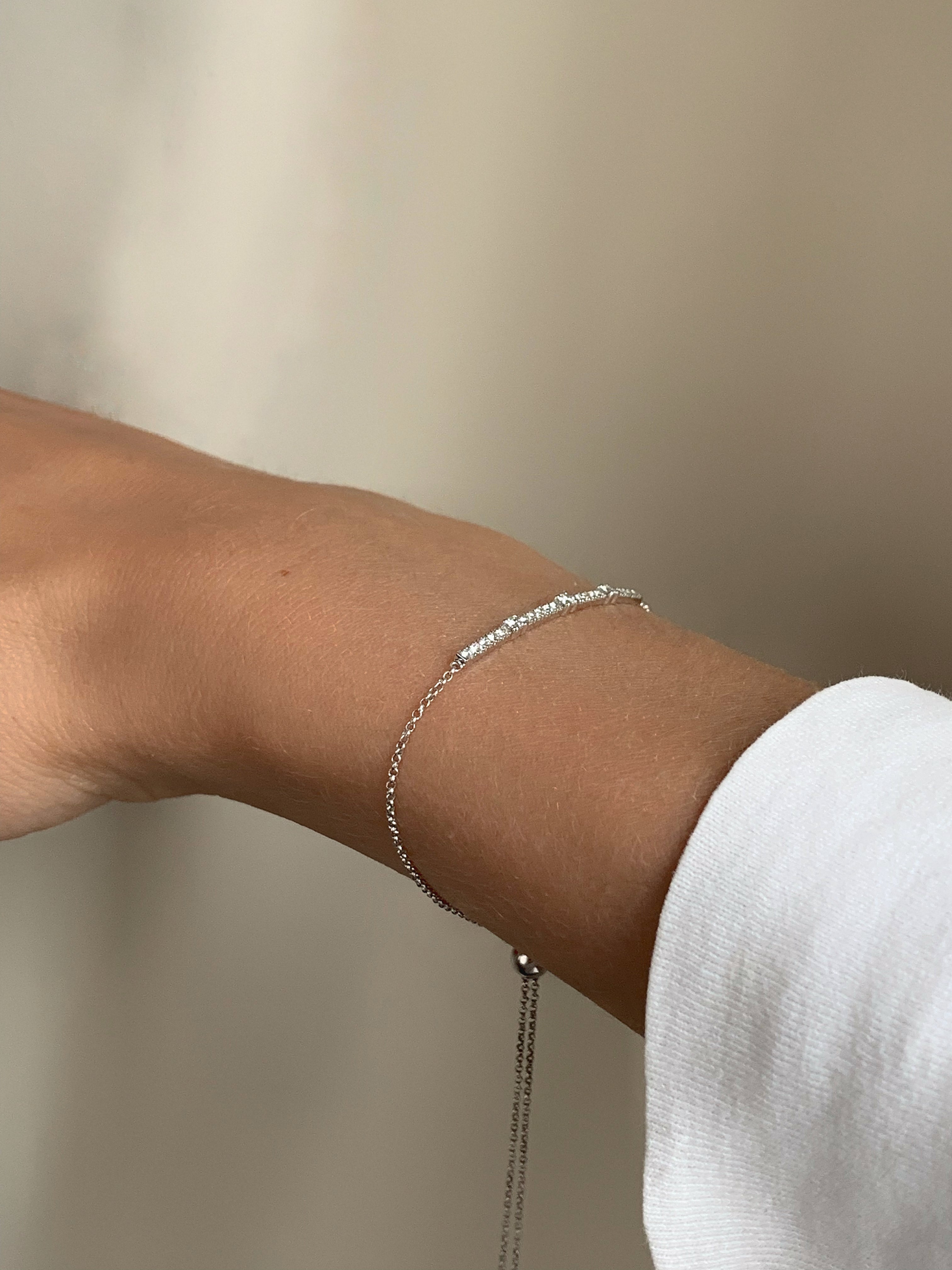 White gold Diamond bracelet