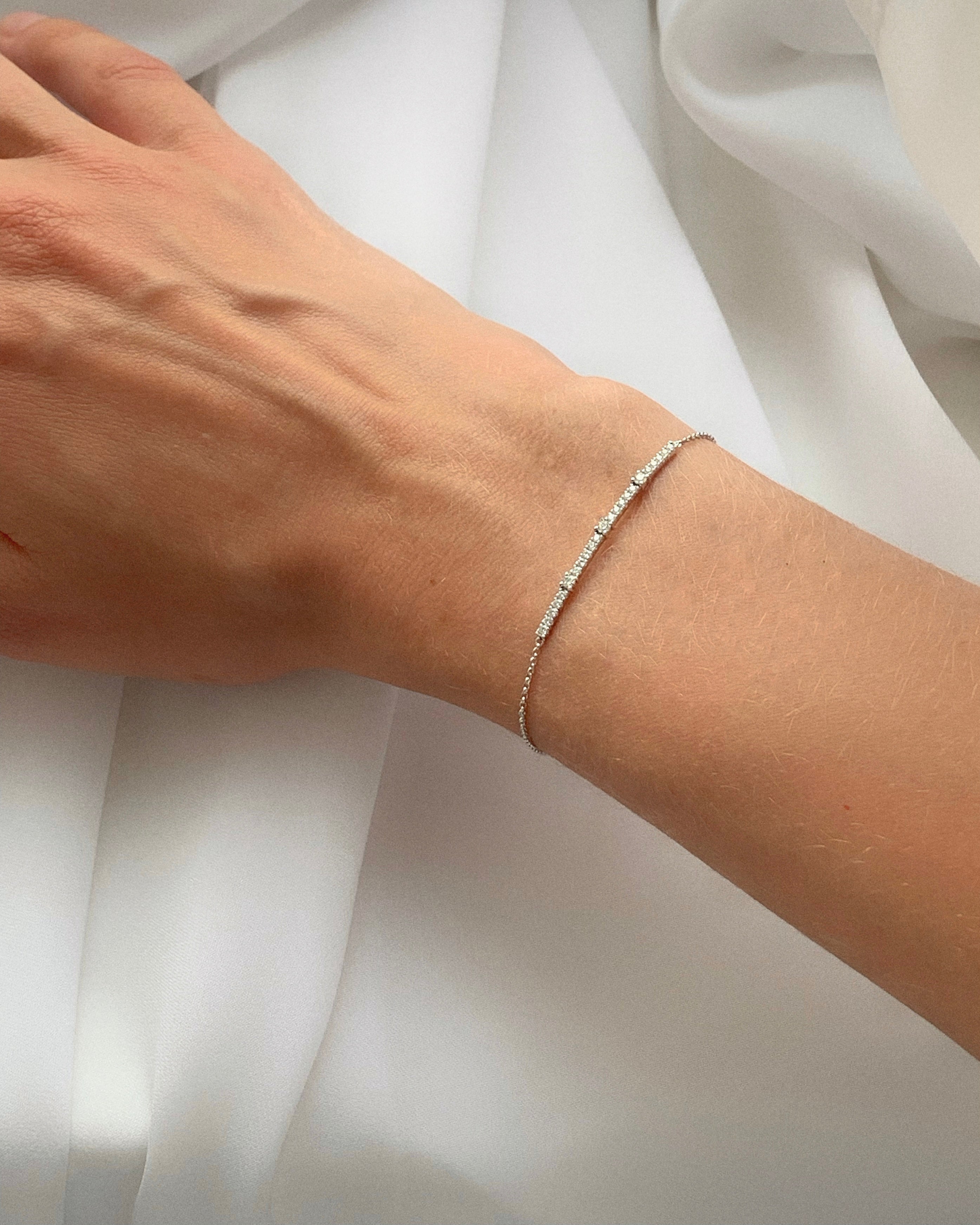White gold Diamond bracelet