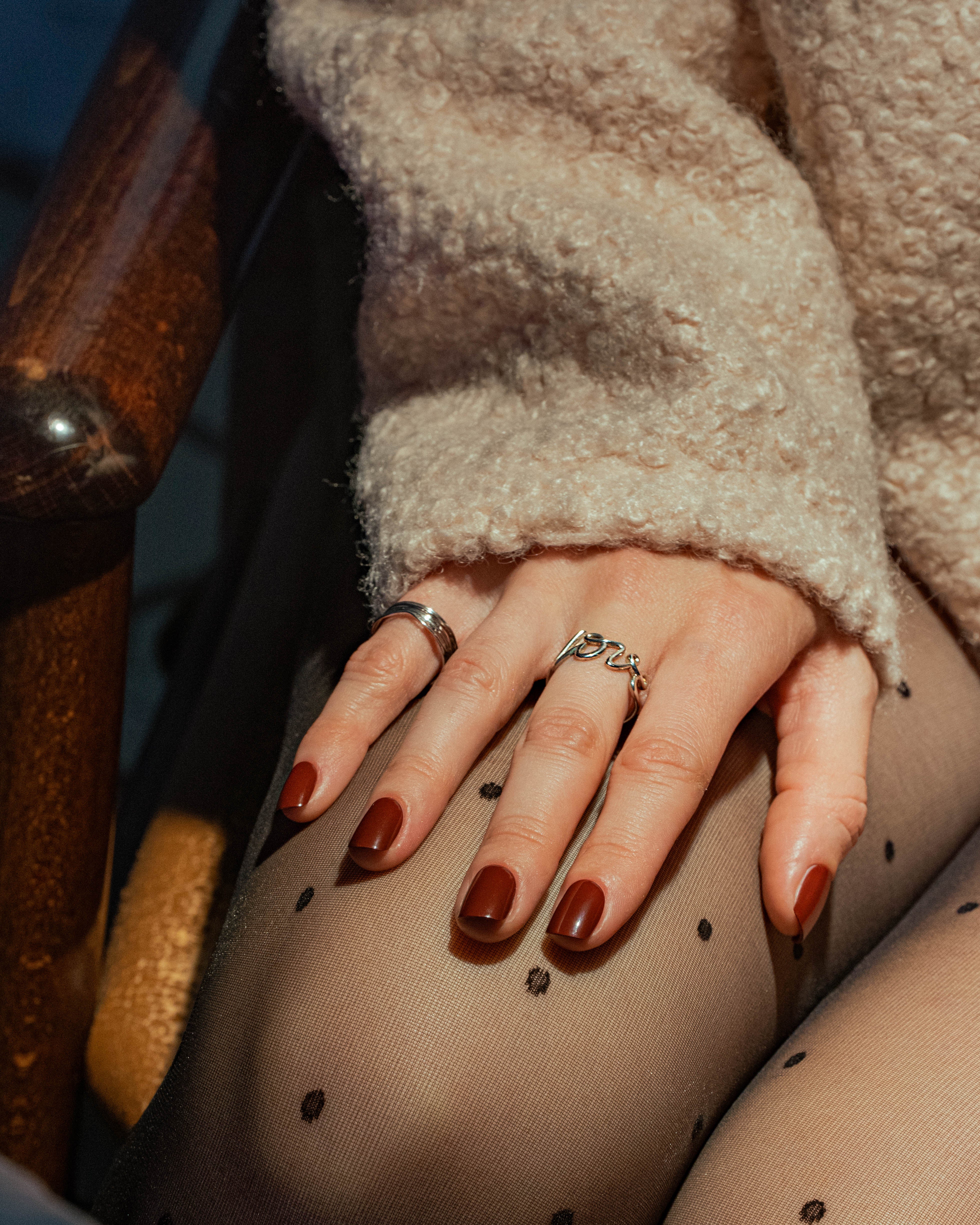 Love silver ring