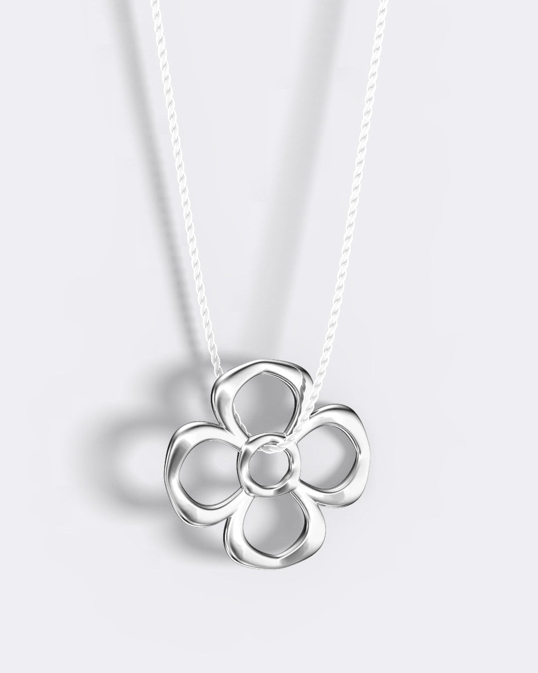 Barcelona rose silver charm