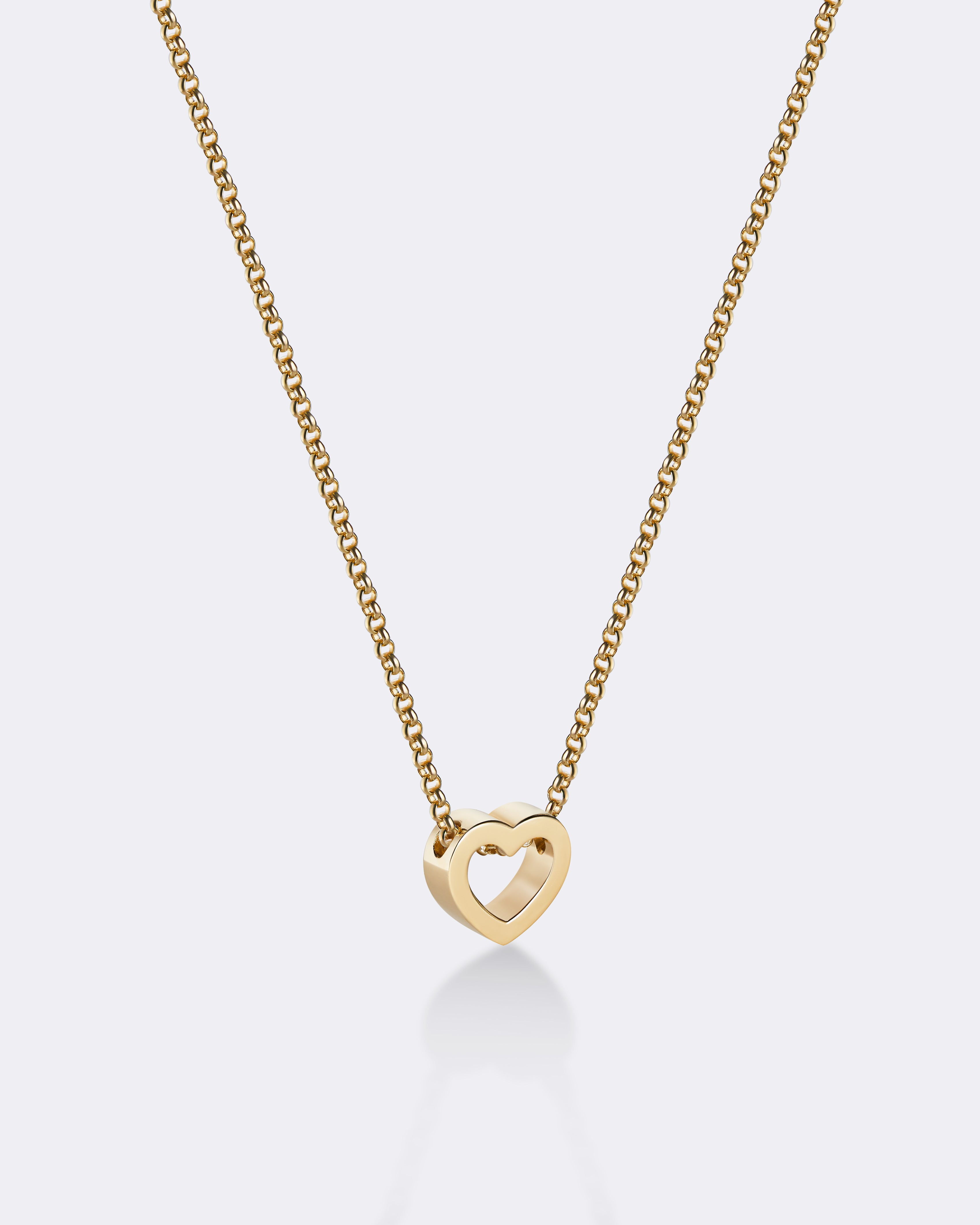 Yellow gold Heart necklace