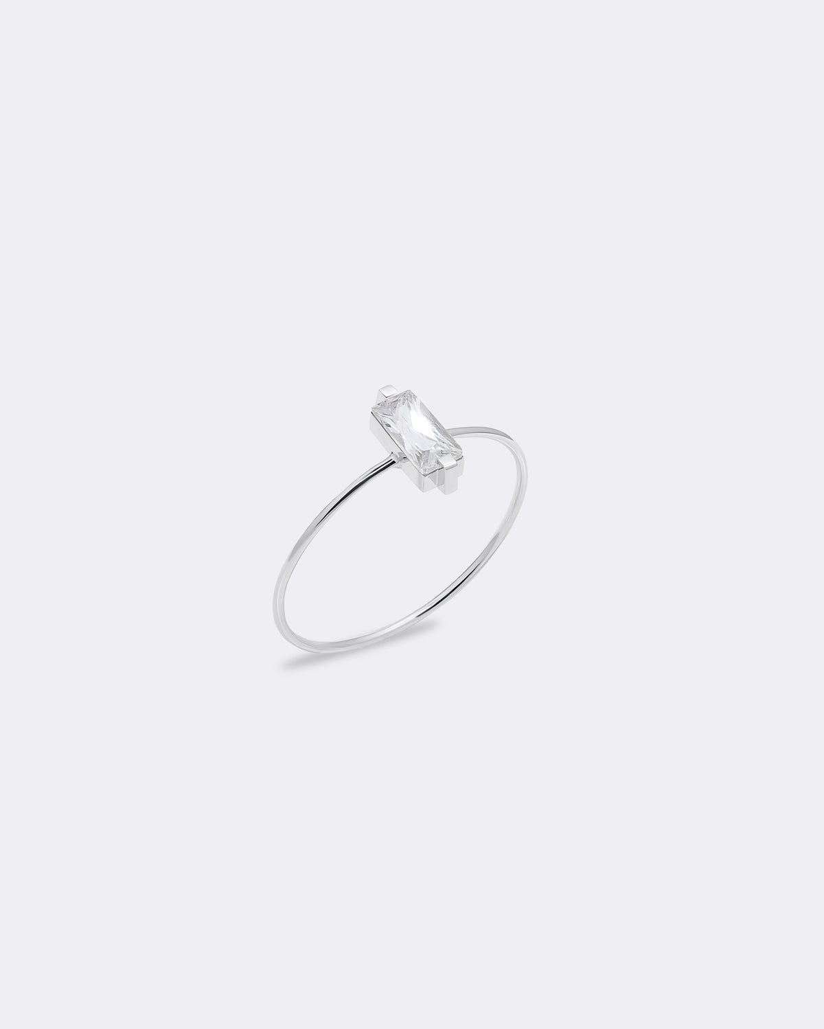 White gold My color white topaz ring