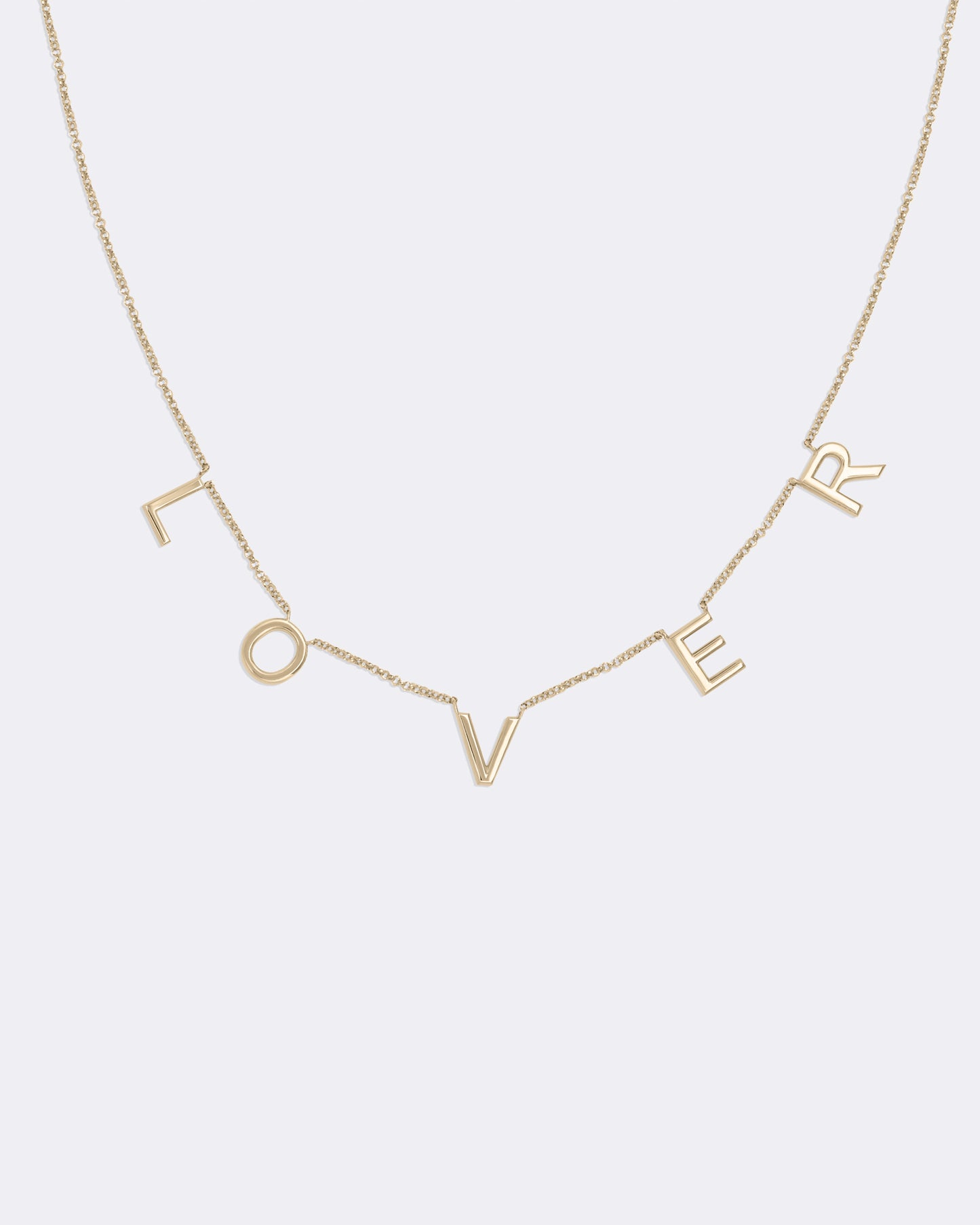 CUSTOM Yellow gold TATTOO necklace