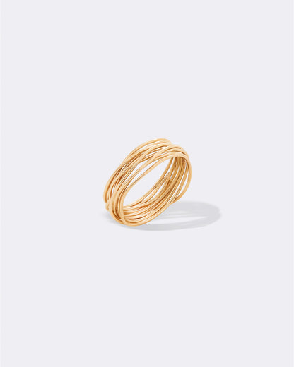 Yellow gold My Way ring