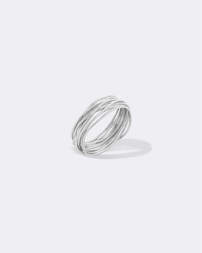 Bague My Way en or blanc