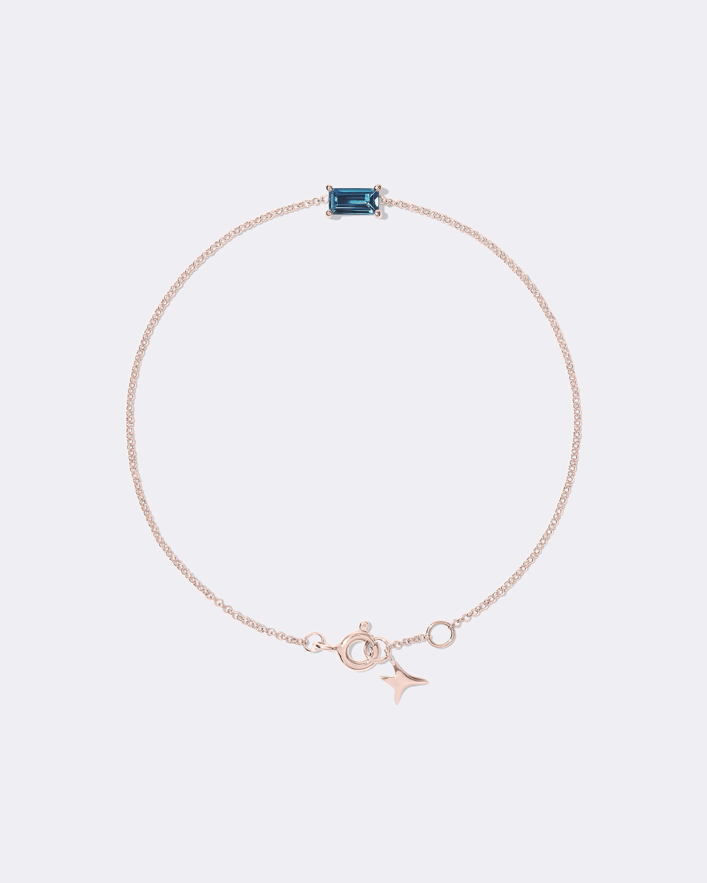 Rose gold My color London topaz bracelet