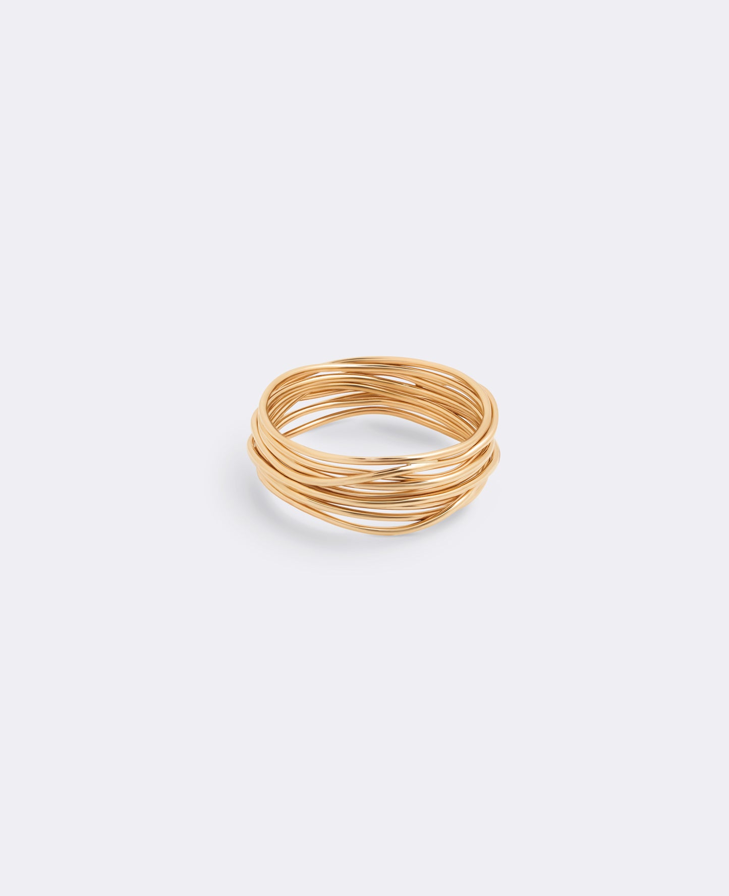 Yellow gold My Way ring