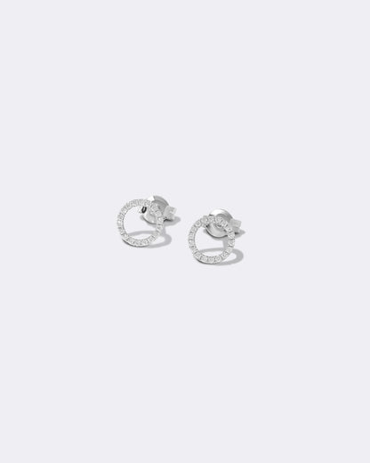 Petite Robe Noire - boucles d'oreilles diamant