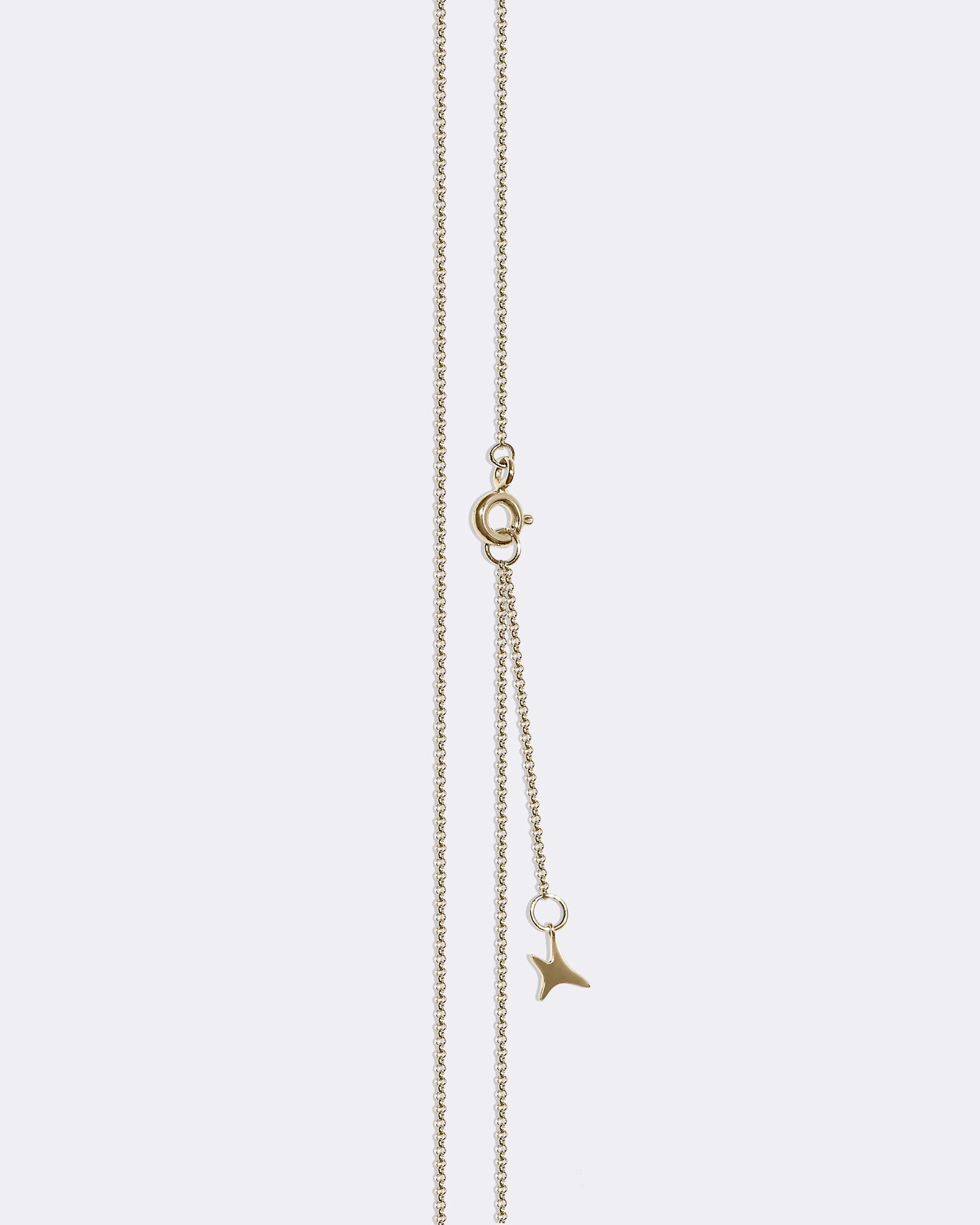 Yellow gold Letters necklace