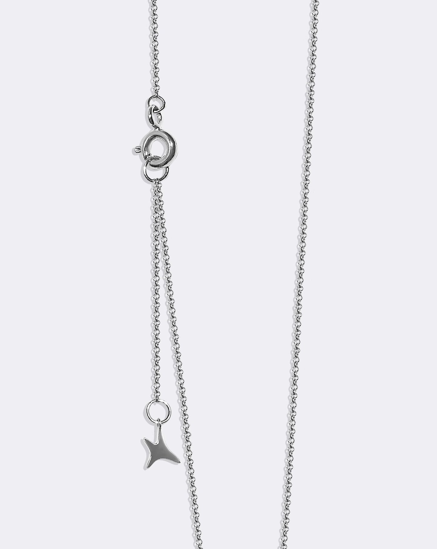 Collier en or blanc AMOUR