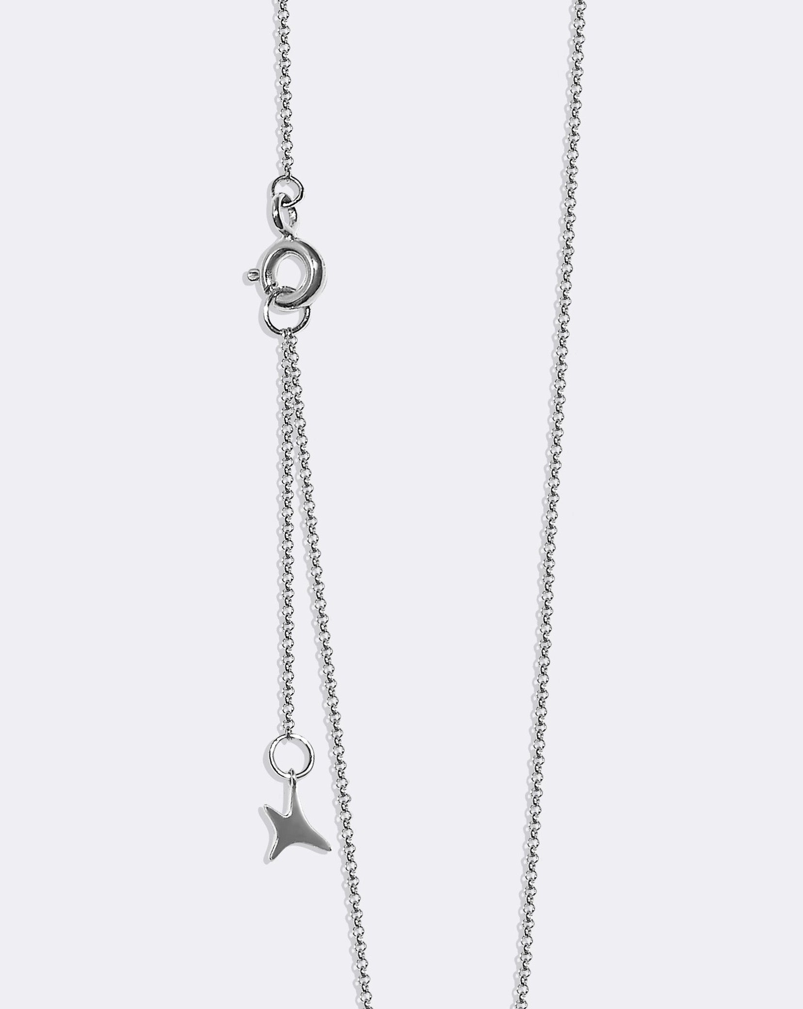 Collier en or blanc AMOUR