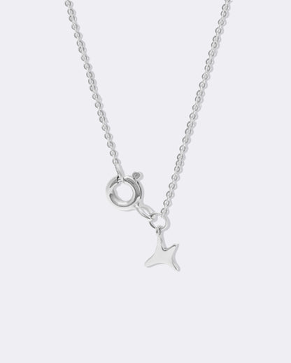 White gold aumi star bracelet