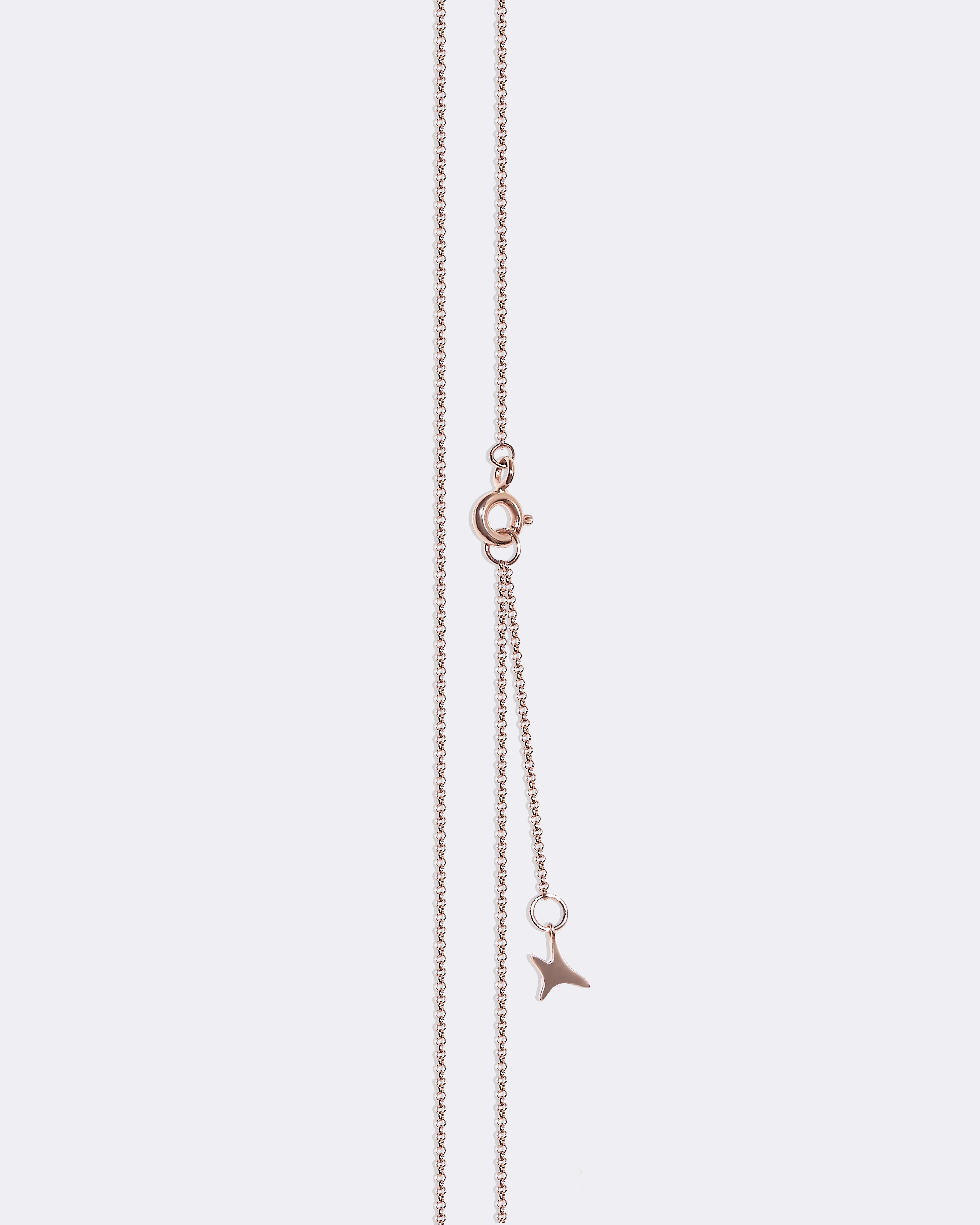 Rose gold Letters necklace