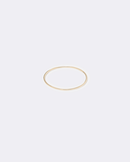 Yellow gold simplest ring