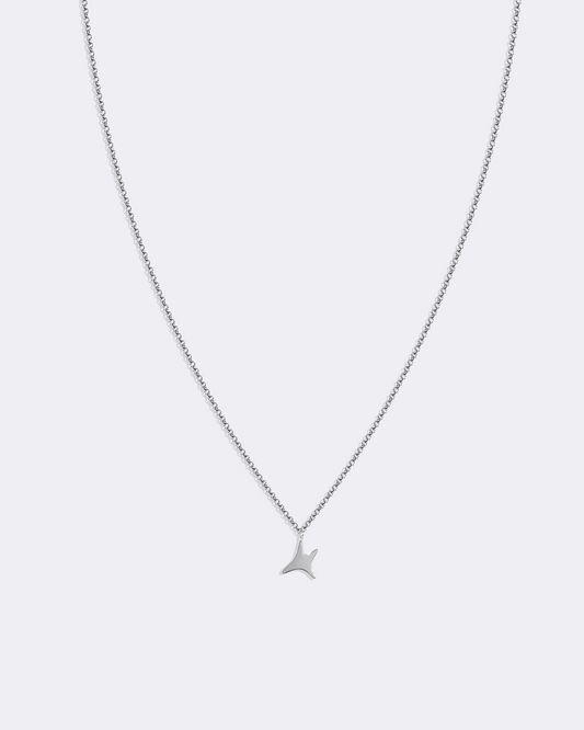 Collier étoile aumi en or blanc