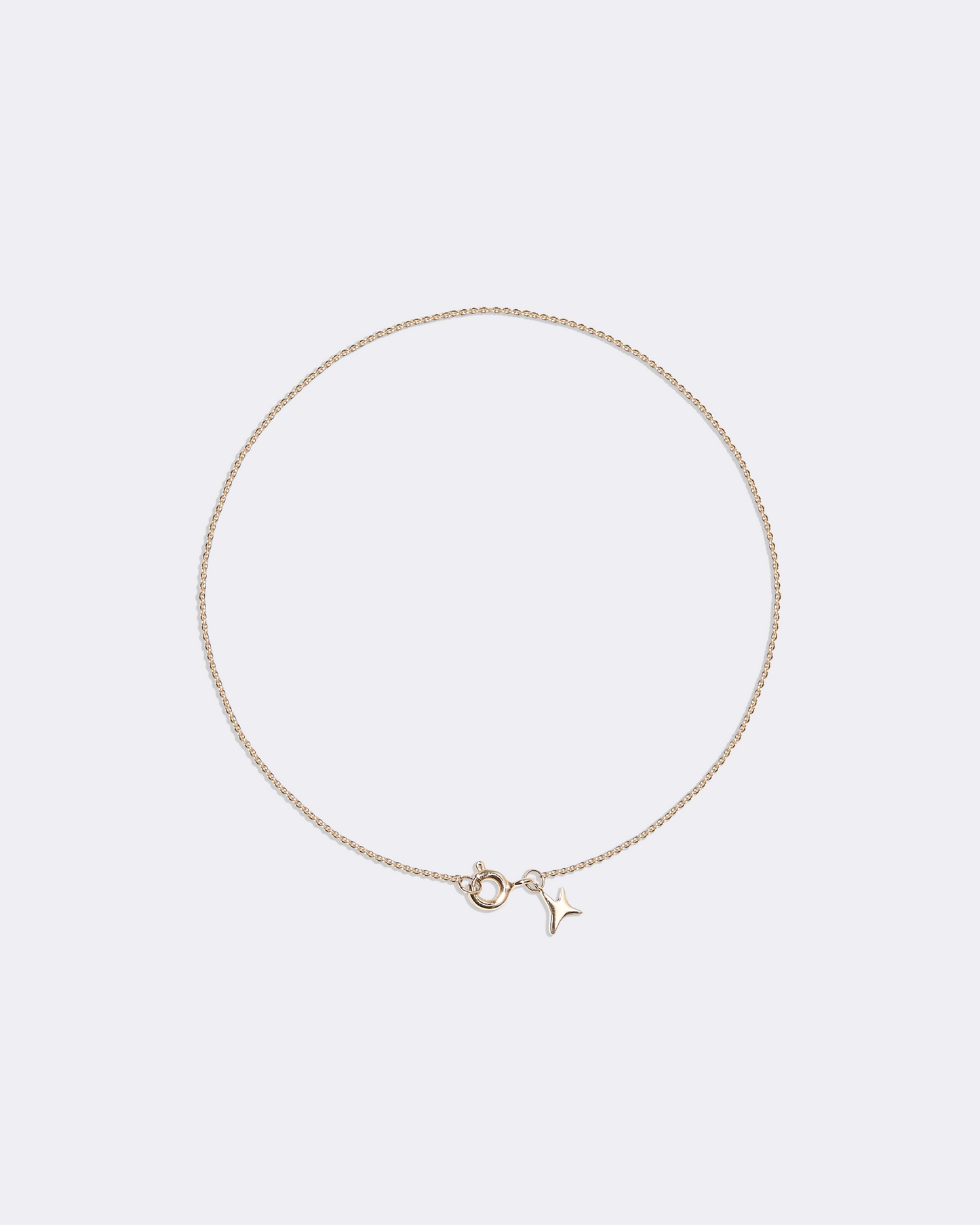 Yellow gold aumi star bracelet