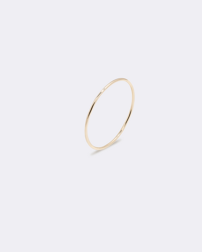 Yellow gold simplest ring