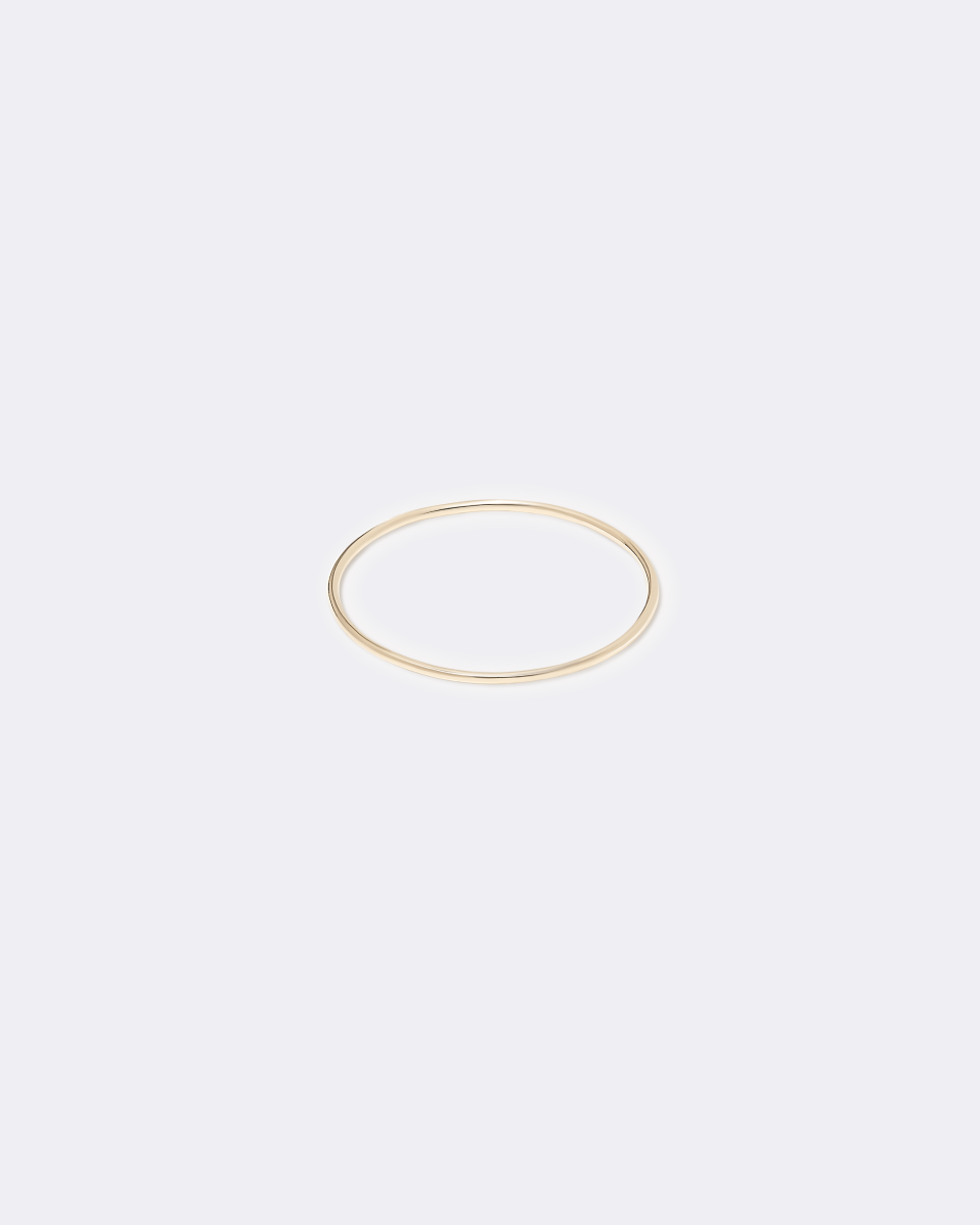 Yellow gold simplest ring