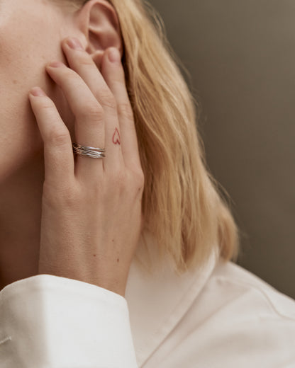 Bague My Way en or blanc