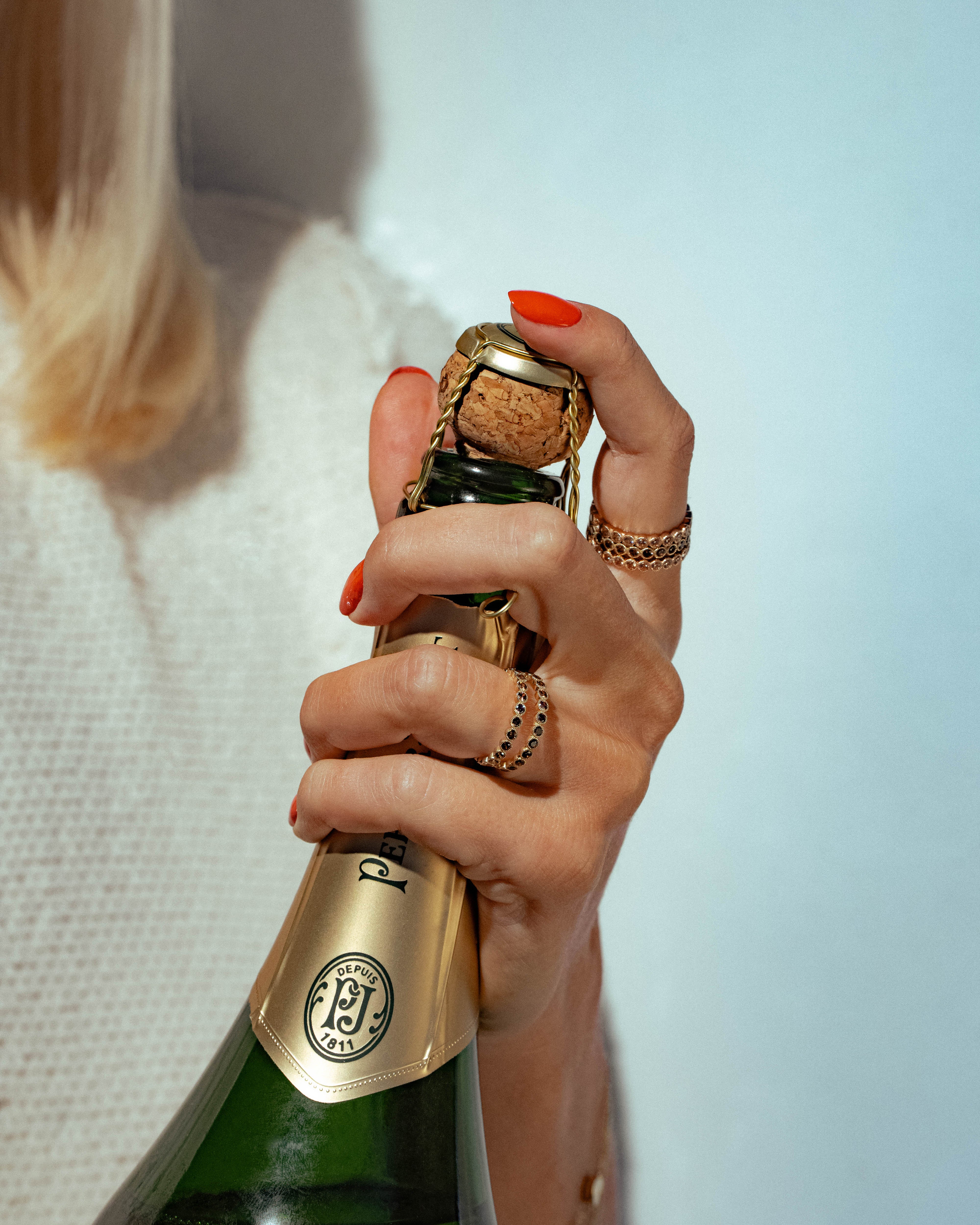 Bague champagne