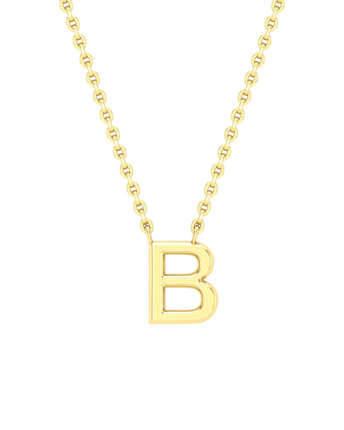 Yellow gold Letters necklace