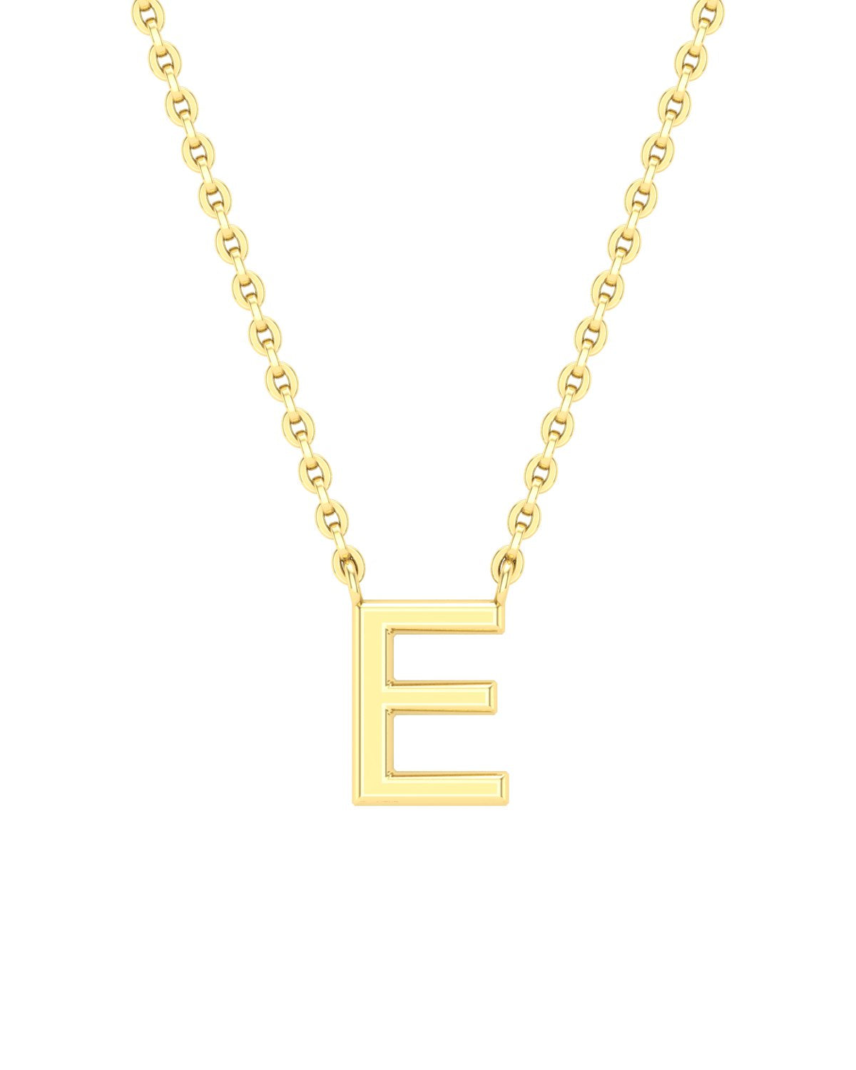 Yellow gold Letters necklace