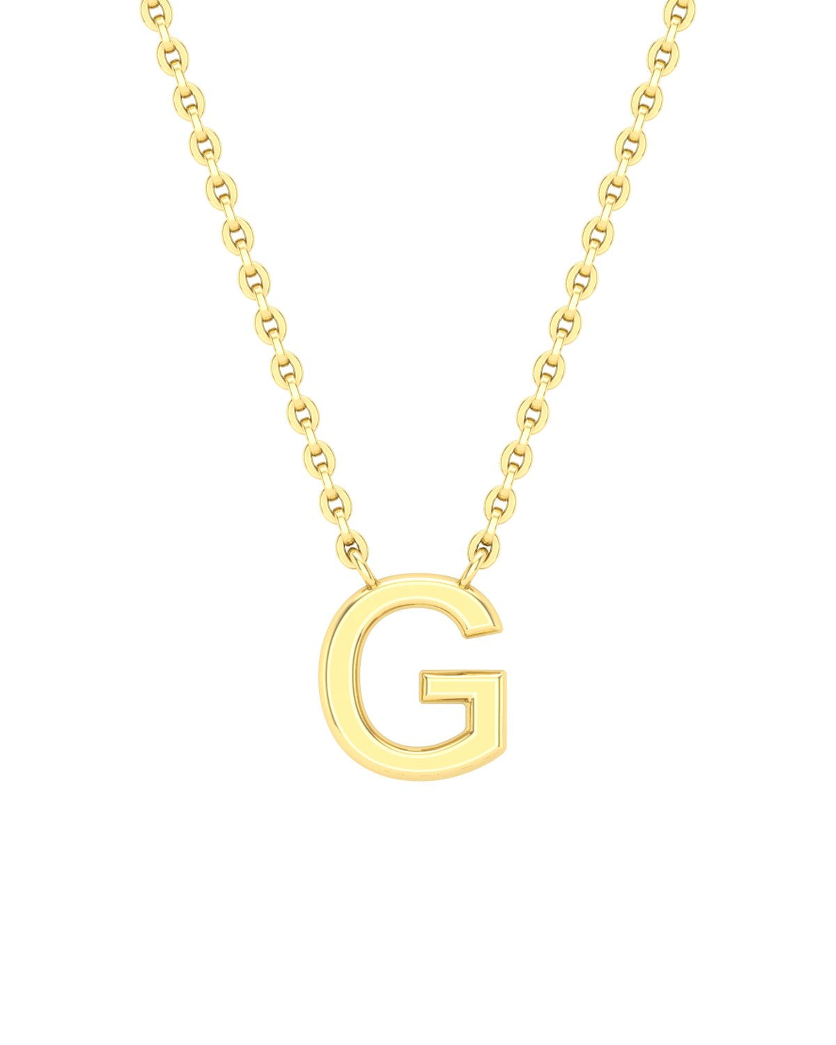 Yellow gold Letters necklace