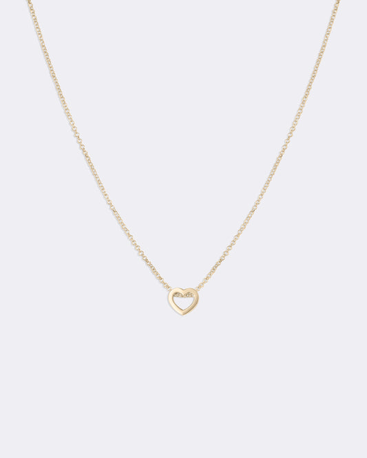 Yellow gold Heart necklace