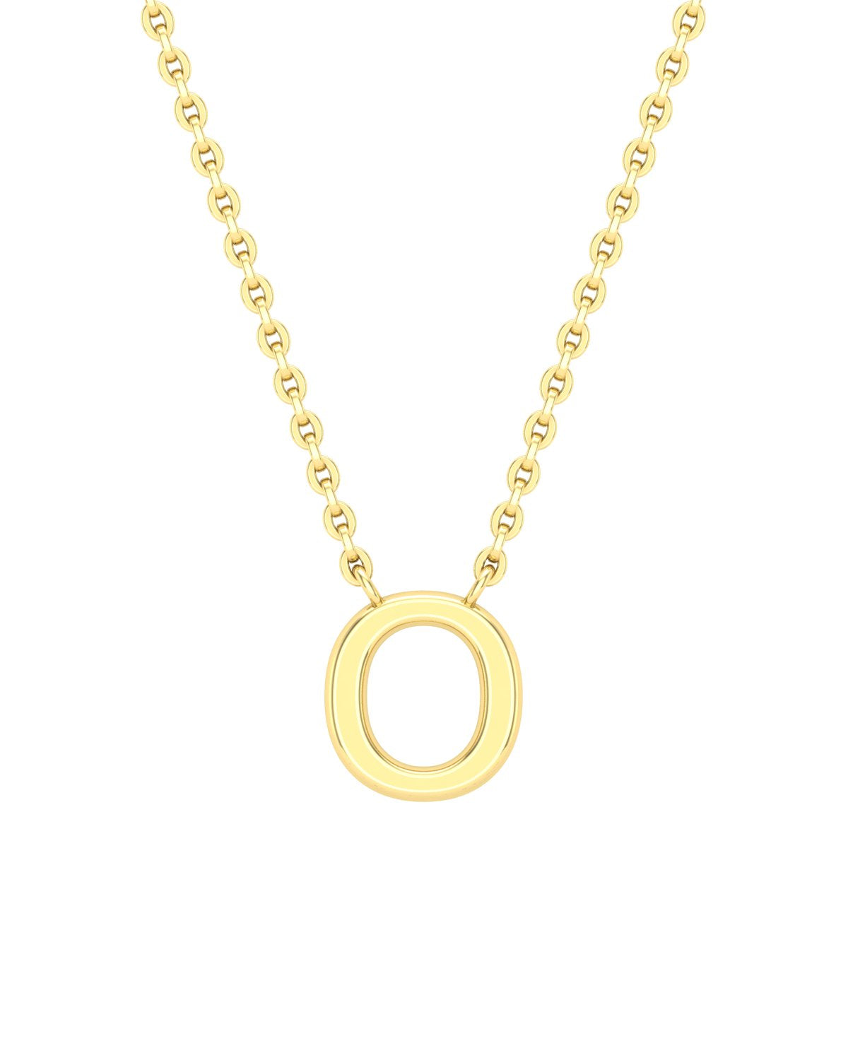 Yellow gold Letters necklace