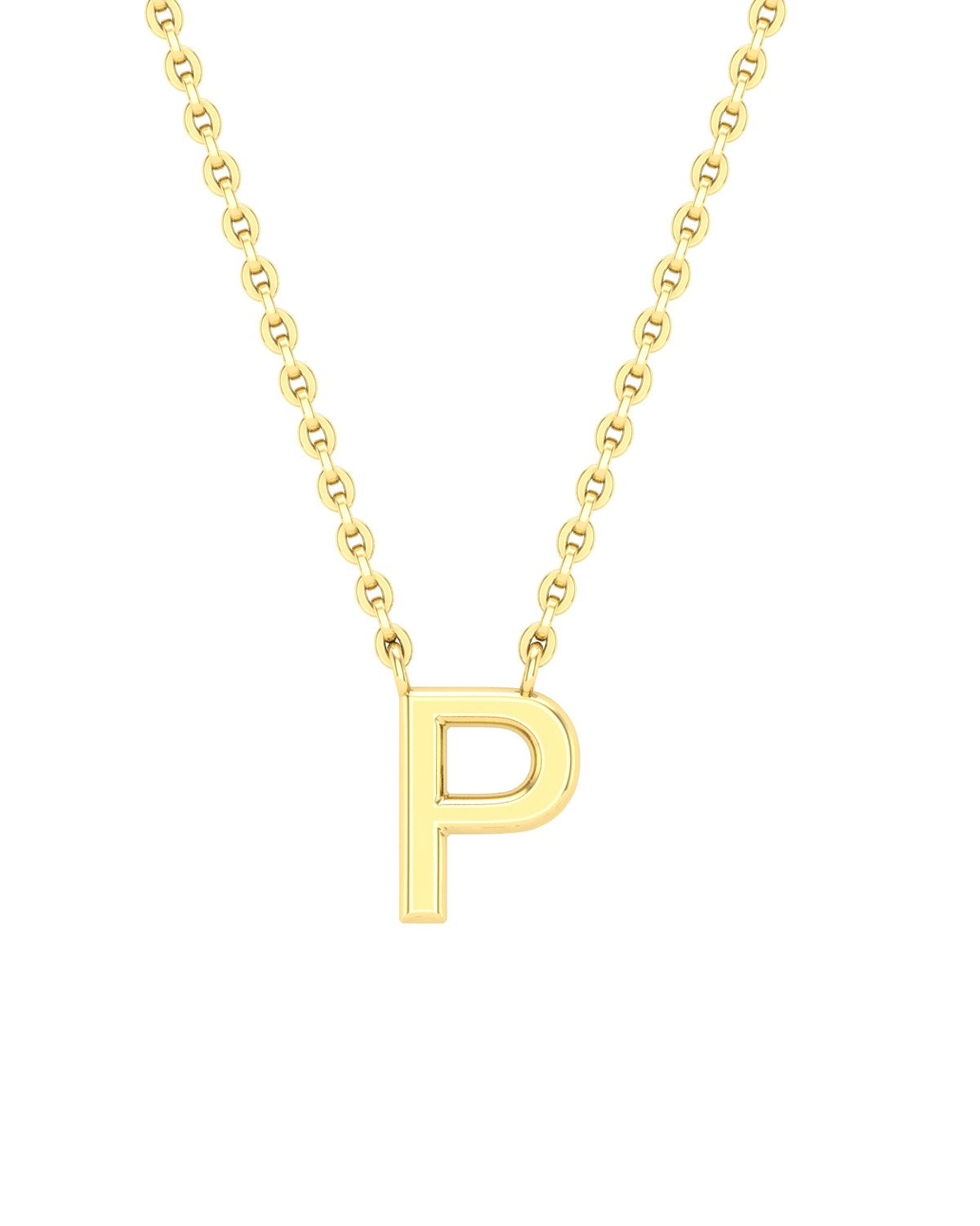 Yellow gold Letters necklace