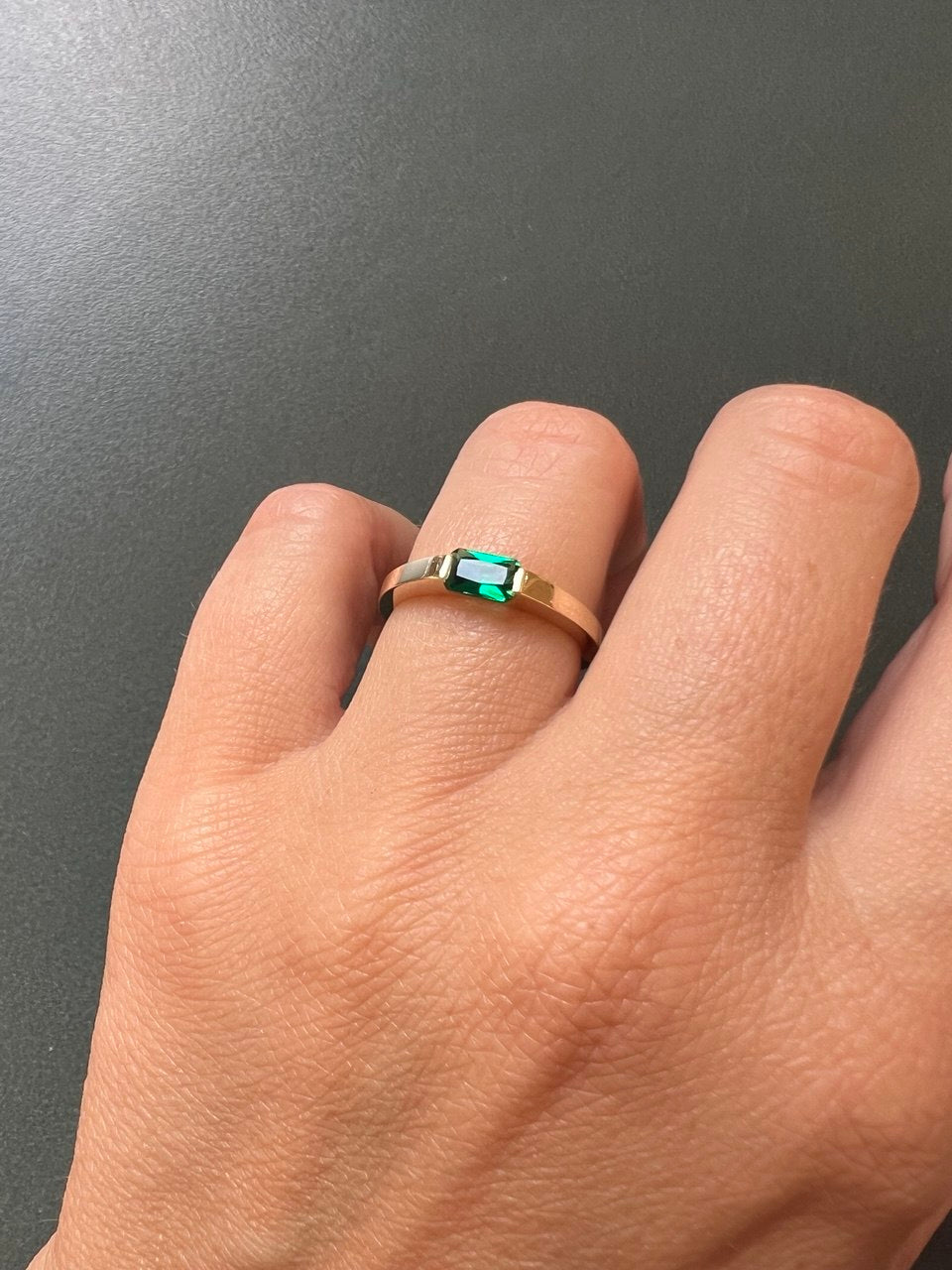 My Queen emerald ring