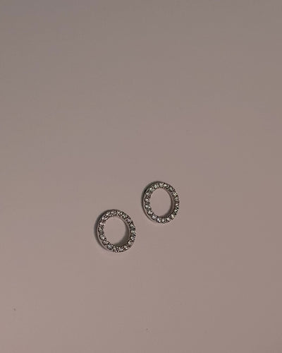 Little Black Dress - diamond earrings