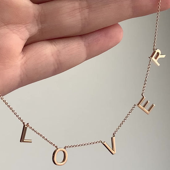 CUSTOM Rose gold TATTOO necklace