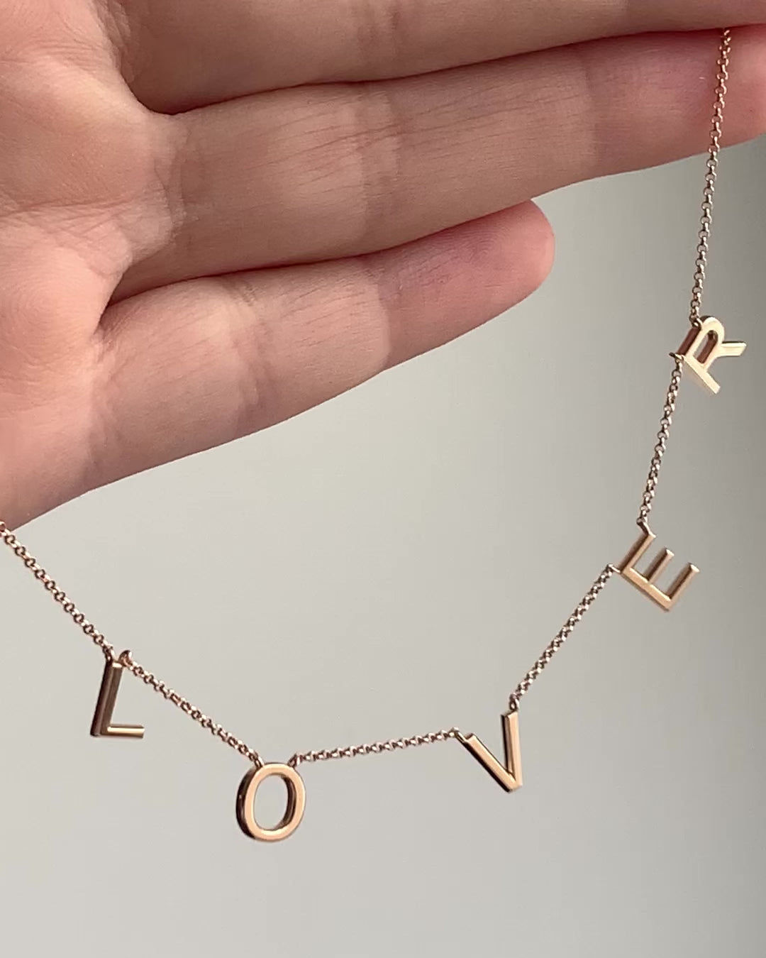 CUSTOM Rose gold TATTOO necklace