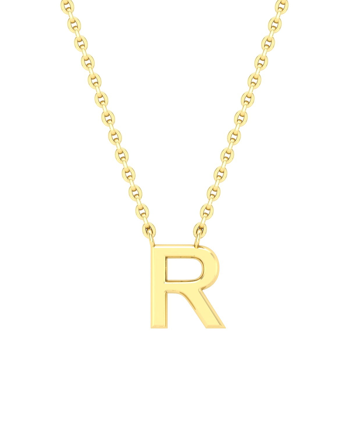 Yellow gold Letters necklace