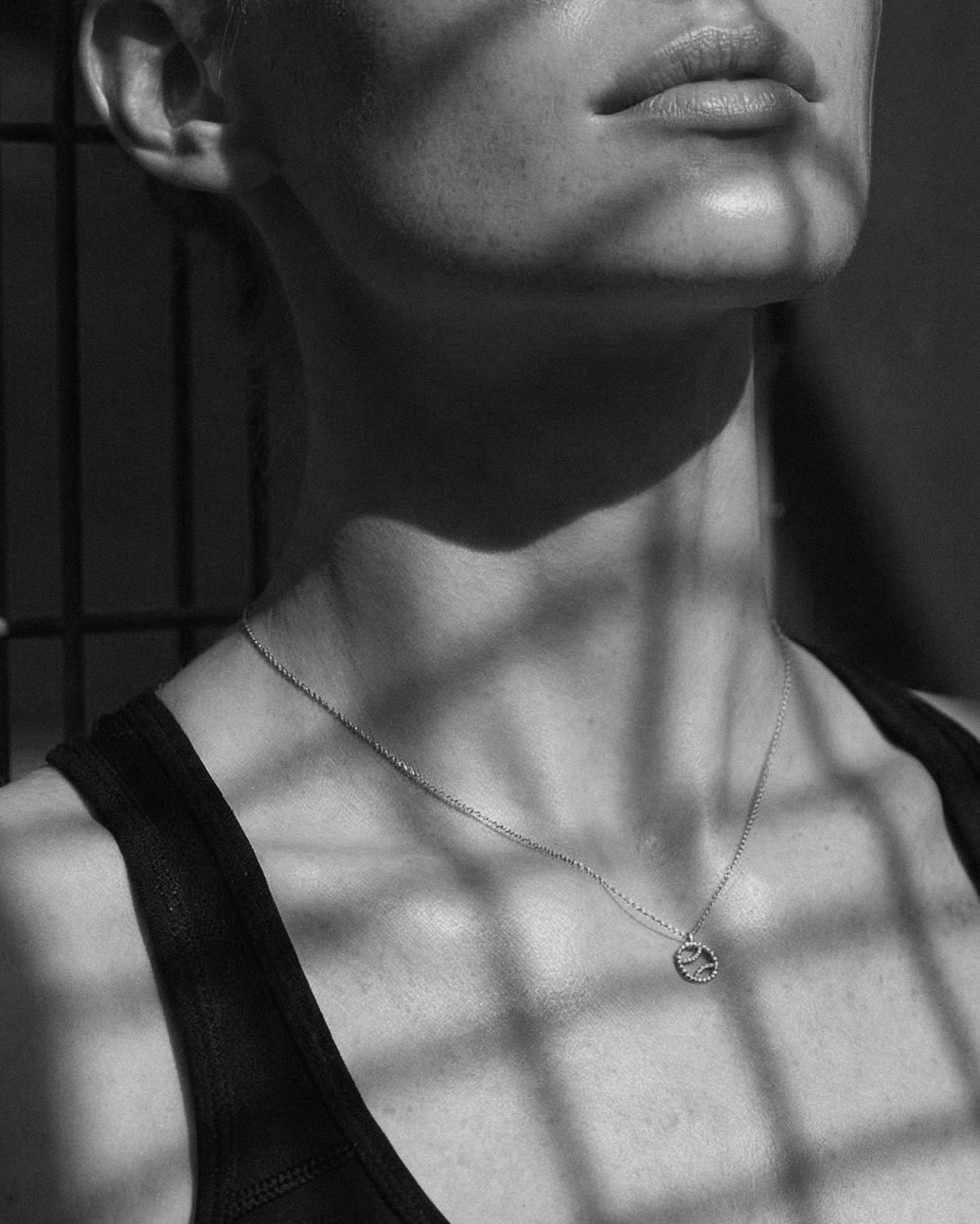 Silver Court Ball Diamond Necklace