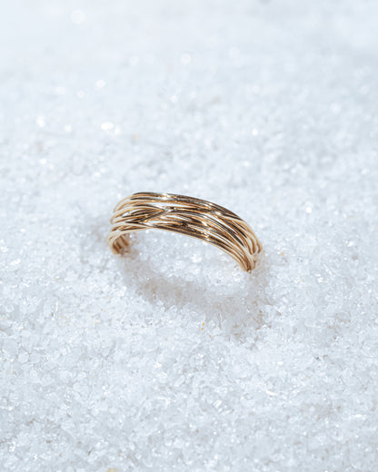 Yellow gold My Way ring